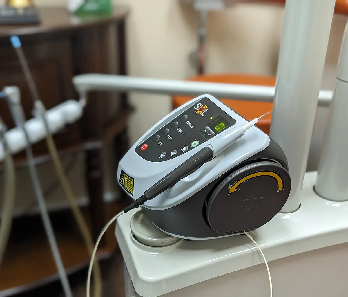 SOL Laser Device At Upland Dental Office