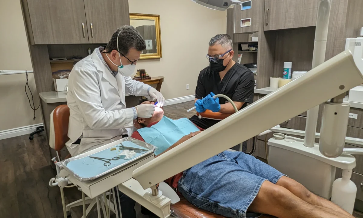 Dr. Vahan Performing Root Canal