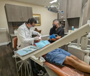 Dr. Vahan Performing Root Canal