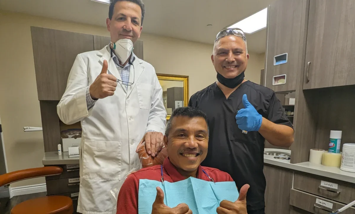 Dr. Vahan Smiling With Patient